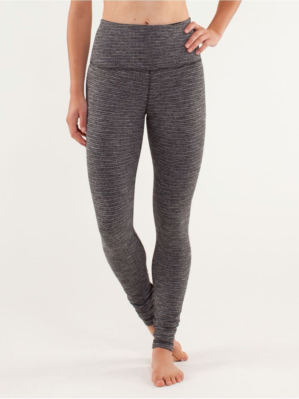 lululemon athletica Charcoal Heathered High-Waist Leggings